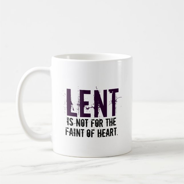 Lent Coffee Mug with Psalm 91 (Left)