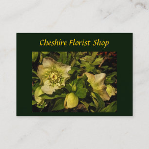 Lenten Rose Hellebore Florist Business Card