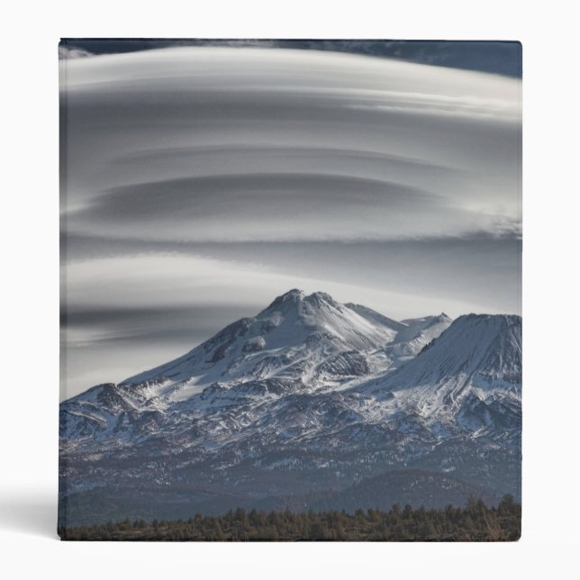 LENTICULAR ABOVE MT SHASTA BINDER (Front)