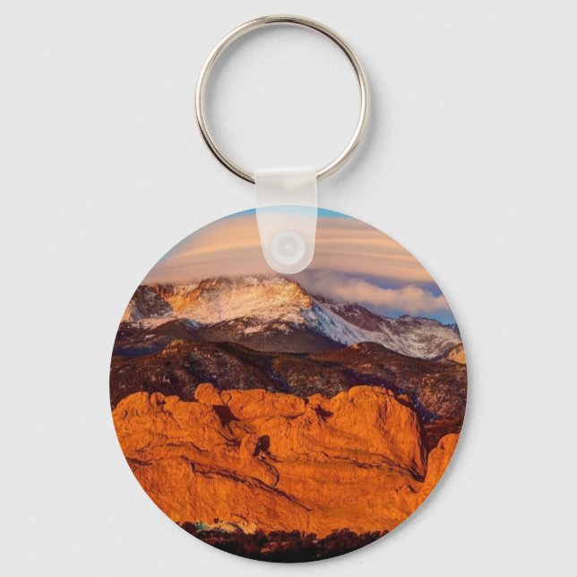 Lenticular Cloud Keychain (Front)