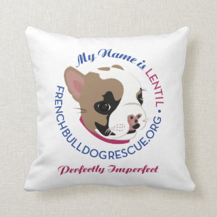 Lentil, Perfectly Imperfect Throw Pillow
