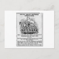 Lent's Great National Circus Advertisement