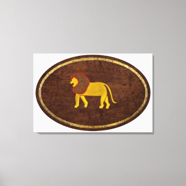 Leo 2008 canvas print (Front)