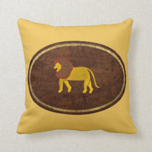 Leo 2008 throw pillow