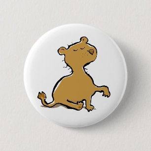 Leo 2 Inch Round Button
