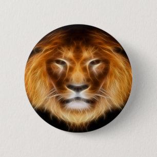 Leo 2 Inch Round Button