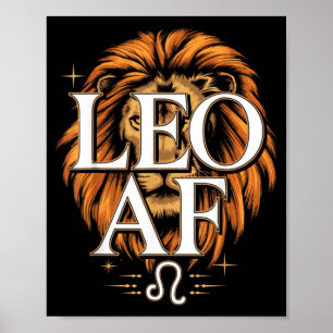 Leo Af Zodiac Sign Horoscope Astrology Birthday