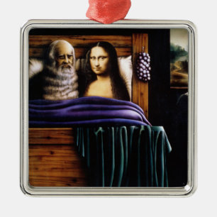 Leo and Mona Metal Ornament