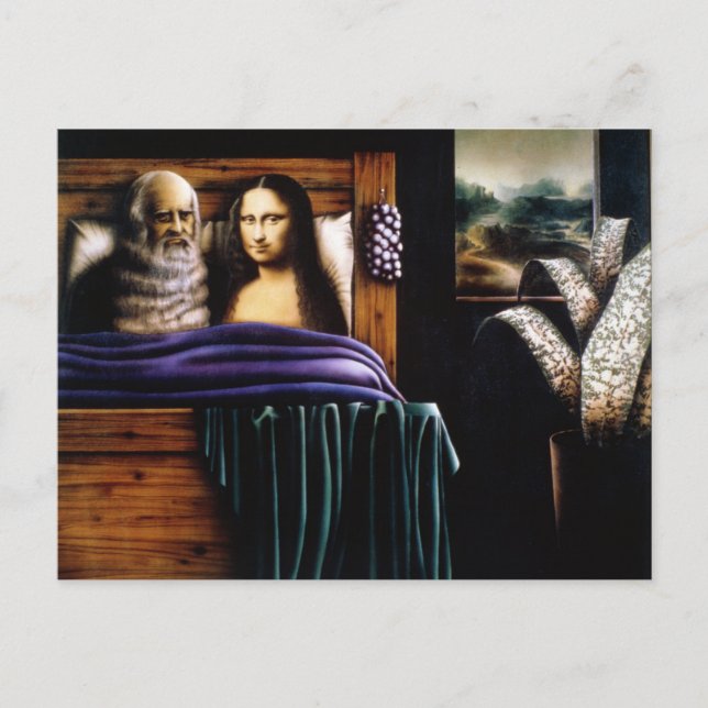 Leo and Mona Postcard (Front)