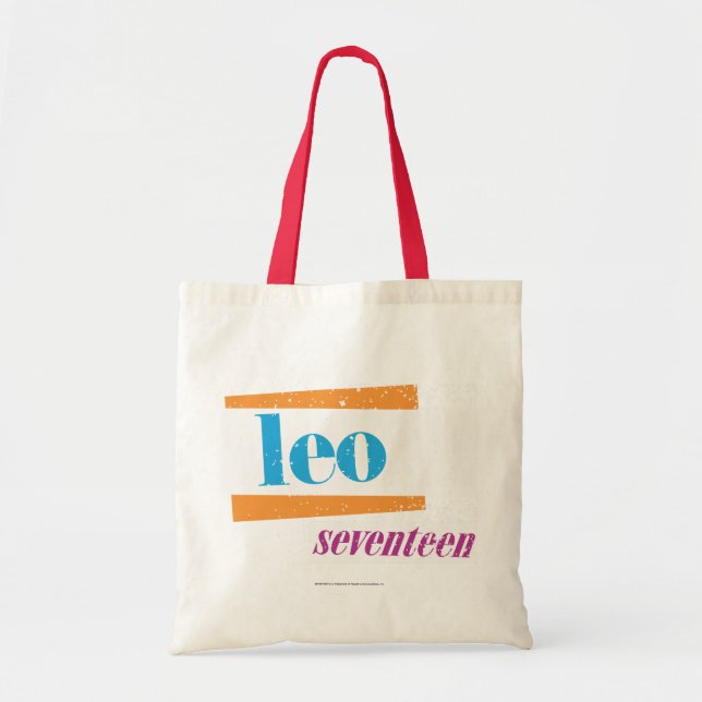 Leo Aqua Tote Bag (Front)