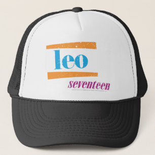 Leo Aqua Trucker Hat