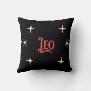 Leo Astrological Sign  Throw Pillow