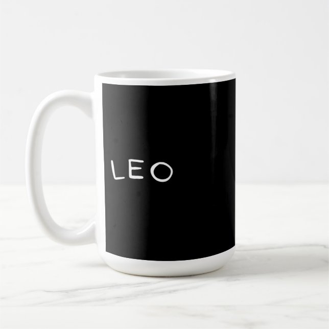 Leo Astrologie Café Thé Mug (Gauche)