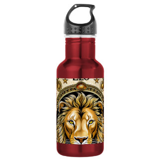 Leo astrology sign 532 ml water bottle
