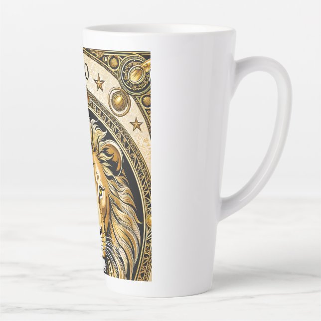 Leo astrology sign latte mug (Right)