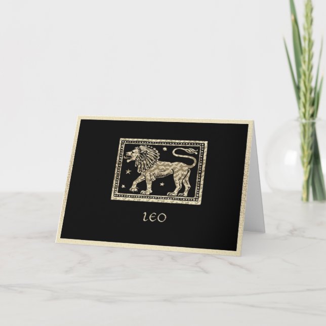Leo Birthday Card (Front)