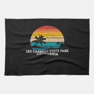 Leo Carrillo State Park California Beaches Kitchen Towel