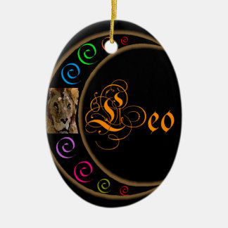 Leo Ceramic Ornament