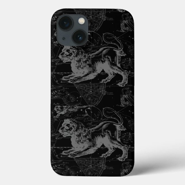 Leo Constellation Hevelius 1690 July23 - August 22 Case-Mate iPhone Case (Back)