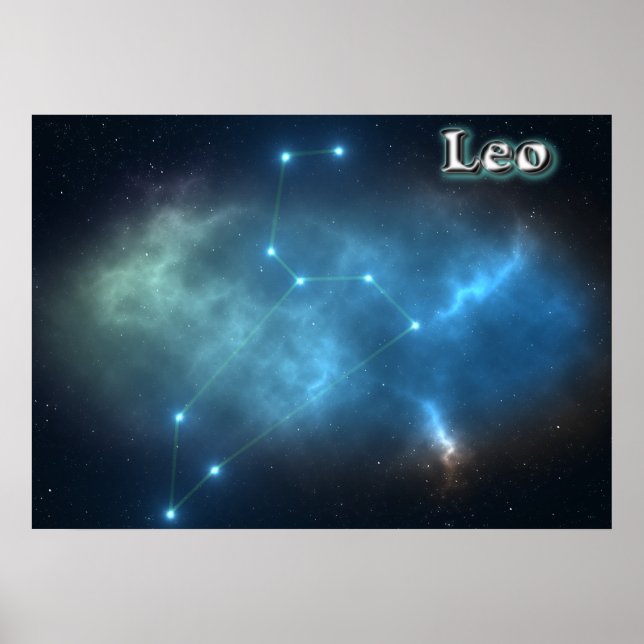 Leo constellation poster (Front)