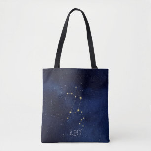 Leo Constellation Tote Bag