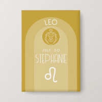 Leo Custom Birthday Zodiac - Modern Design