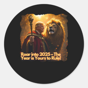 Leo Design 2025 Classic Round Sticker