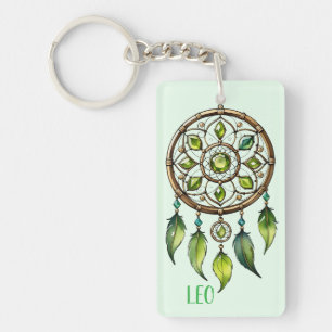 Leo Dreamcatcher Keychain