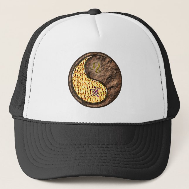 Leo & Earth Boar Trucker Hat (Front)