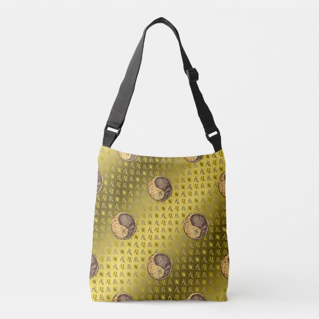 Leo & Earth Dragon Crossbody Bag (Front)