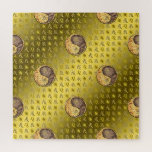 Leo & Earth Dragon Jigsaw Puzzle<br><div class="desc">For those born under the sign of Leo in the Year of the Earth Dragon.</div>