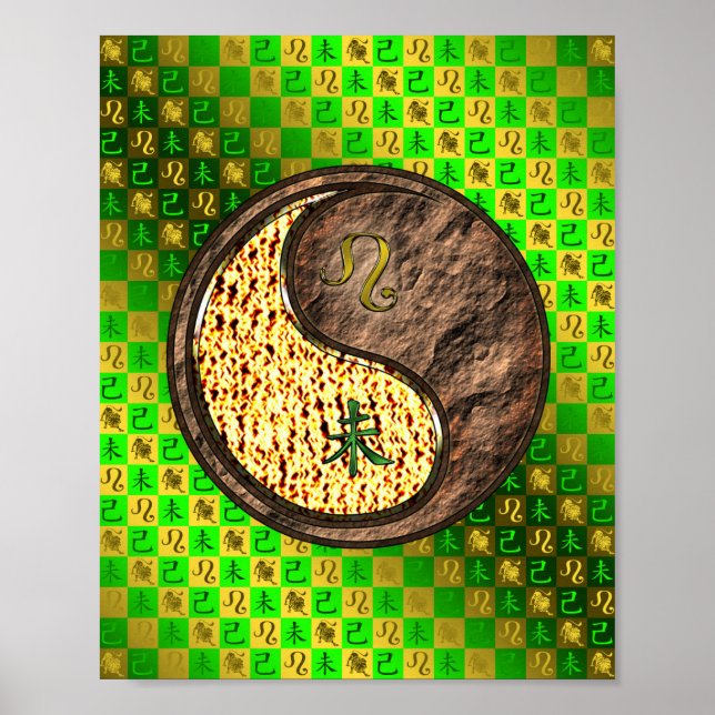 Leo & Earth Goat Poster (Front)