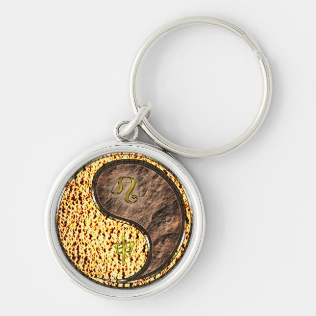 Leo & Earth Monkey Keychain (Front)