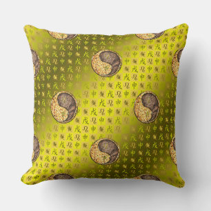 Leo & Earth Monkey Throw Pillow