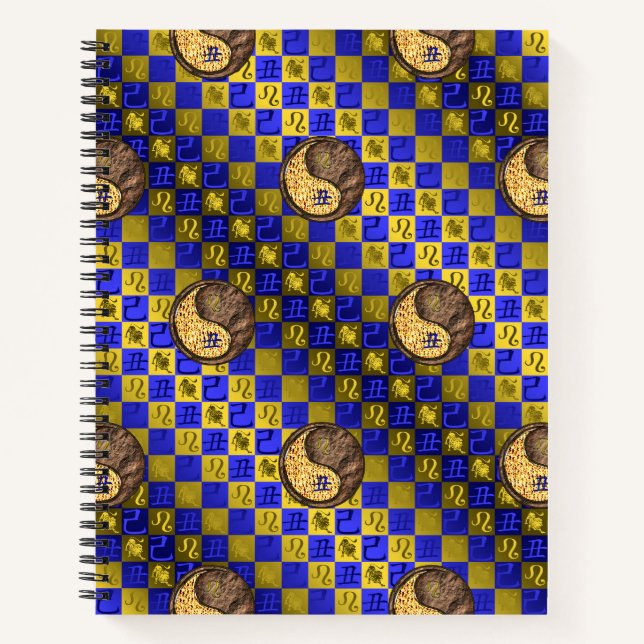 Leo & Earth Ox Notebook (Front)
