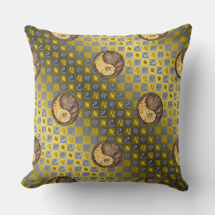 Leo & Earth Rabbit Throw Pillow
