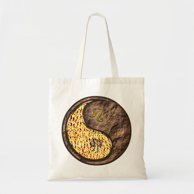 Leo & Earth Rabbit Tote Bag (Front)