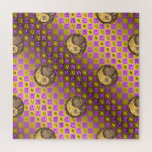 Leo & Earth Rooster Jigsaw Puzzle<br><div class="desc">For those born under the sign of Leo in the Year of the Earth Rooster.</div>