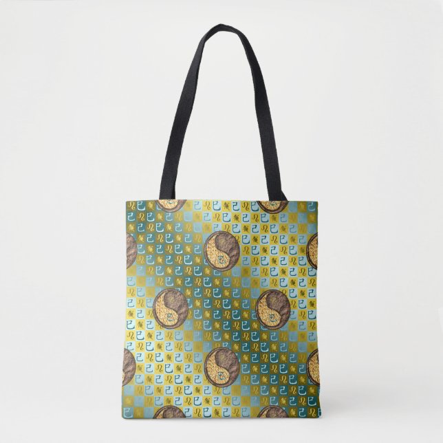 Leo & Earth Snake Tote Bag (Front)