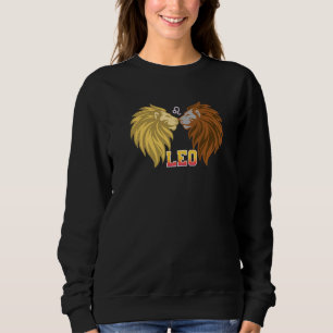 Leo Facts Astrology Lion Zodiac Sign Birthday Sweatshirt