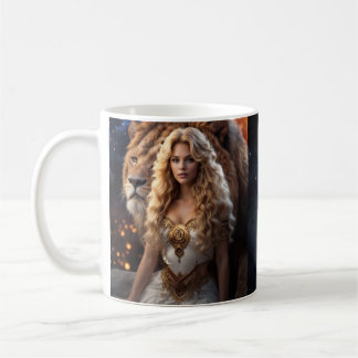 Leo Femme Coffee Mug Astrologique