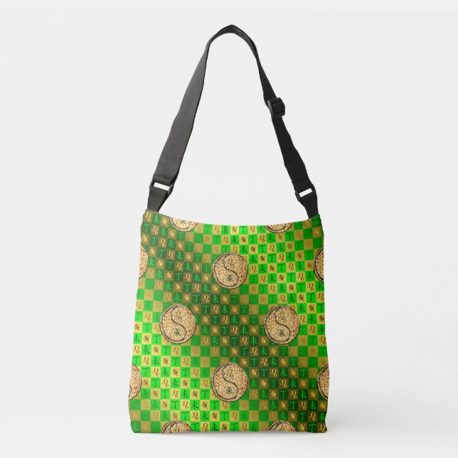Leo & Fire Goat Crossbody Bag (Front)