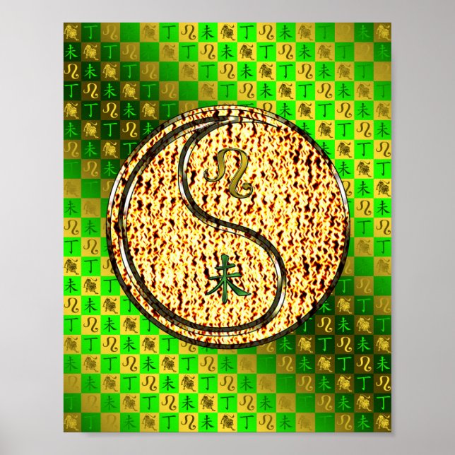 Leo & Fire Goat Poster (Front)