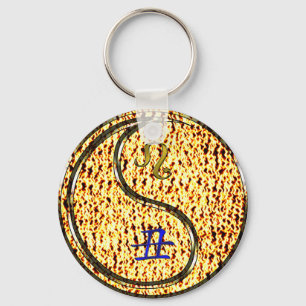 Leo & Fire Ox Keychain