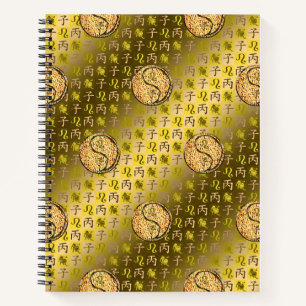 Leo & Fire Rat Spiral Notebook