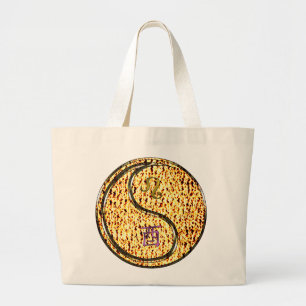 Leo & Fire Rooster Large Tote Bag