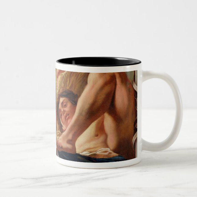 Leo, from the Signs of the Zodiac Two-Tone Coffee Mug (Right)