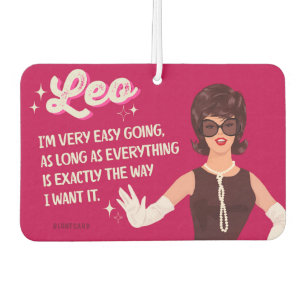 Leo funny Horoscope Air Freshener