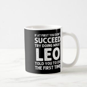 Leo Gift Name Personalized Birthday Funny Christma Coffee Mug