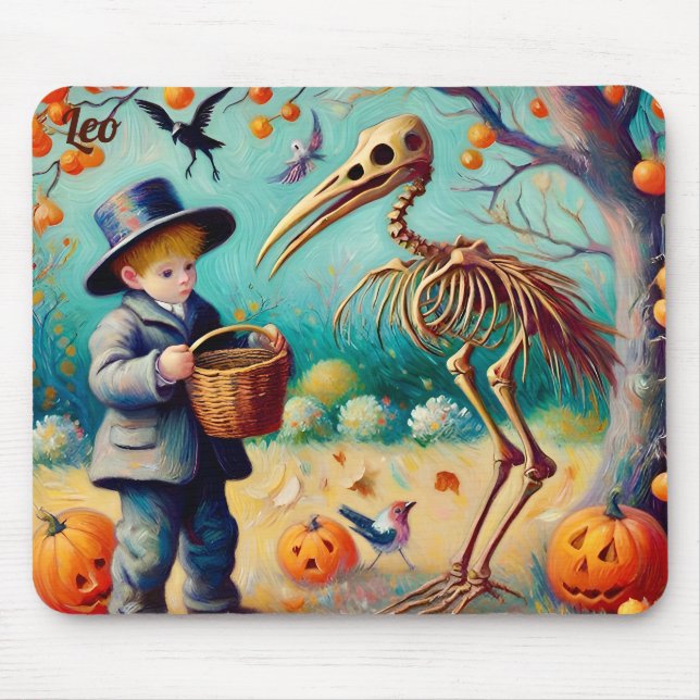LEO ~ Happy HALLOWEEN ~ Mouse Pad (Front)